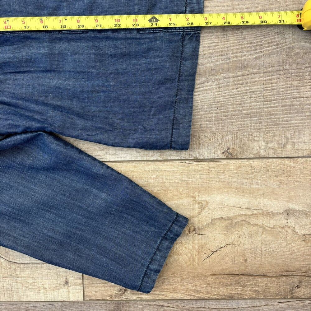 Coldwater Creek Women Chambray Denim Jacket Size 20-22 Spring Military Chic Blue - Picture 13 of 13
